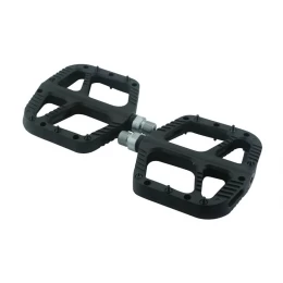 Педали Tech Team N-9 black нейлон со съемными шипами, подш. скольж.