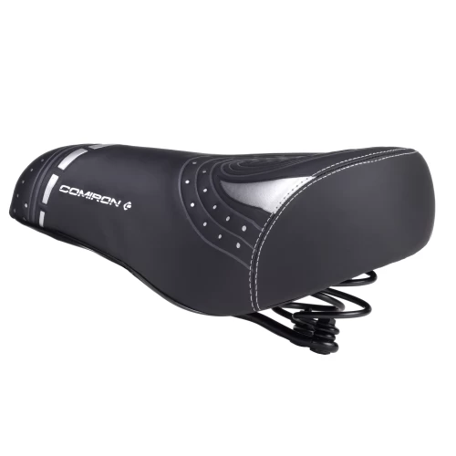 Седло суперкомфортное COMIRON KING DIVAN 167-1C 260x220, чёрный/серый