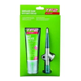 Смазка WELDTITE TF2 BIKE GREASE с тефлоном, густая для вилок/амморт./цепей/подш 150мл+ПИСТОЛЕТ