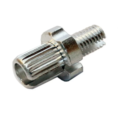 Тормозной натяжитель тросика тормозов V-Brake М10x17mm серебристый