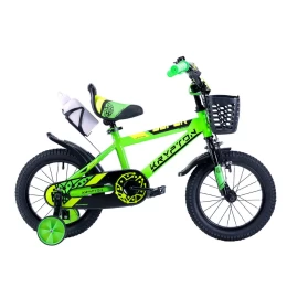 Велосипед 14" Krypton Super KS01GY14, неоновый жёлто-зелёный