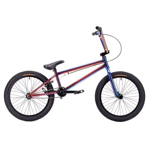 Велосипед BMX 20" COMIRON Chameleon BMX-X7 (2024), petrol chameleon metallic