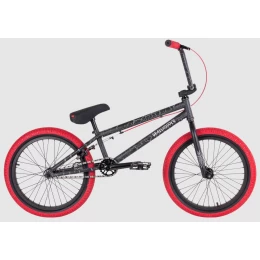 Велосипед BMX 20" TECH TEAM GRASSHOPER (2022), черно-красный