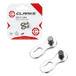Замок цепи 11 ск. 3-367 CL-11 1/2"x11/128", хромир. порк. на блистере CLARK`S